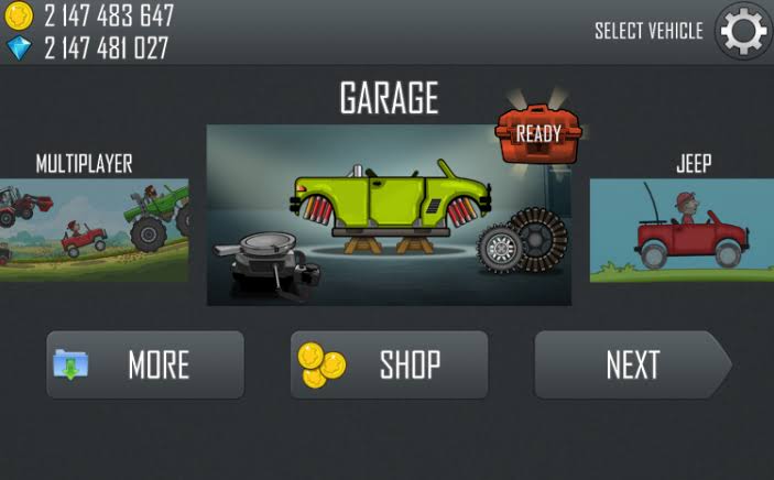 hill climb racing mod apk unlimited fuel and money and gems