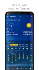 Transparent clock weather Pro APK