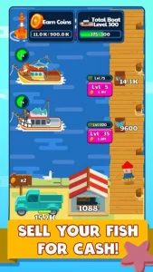 Idle Fishing Story MOD APK 1.98.124 (Unlock costume No ads) 1