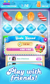 Candy Crush Soda Saga MOD + APK 1.240.4 (Many Moves) on android 2