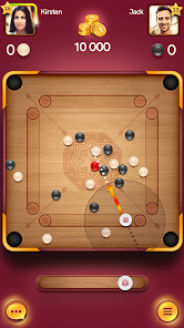 
Carrom Disc Pool is an easy-to-play multiplayer board game. Pot all your pieces before your opponent. Can you become the best at this Carrom Board game?

With simple gameplay, smooth controls and great physics, travel around the world and play against worthy opponents. Are you up for the challenge?

This game has multiple popular variants across the globe. Some to the most famous ones are Korona, Couronne, Bob, Crokinole, Pichenotte and Pitchnut.

Customise your pieces with a huge variety of unlock-able items! Show off your style to players from all over the world!

Features:
►Play multiplayer matches in 3 game modes: Carrom, Free Style and Disc Pool
►Play with your friends.
►Compete with top players.
►Try your luck at free daily golden shot and win big prizes.
►Play around the world in glorious arenas.
►Smooth controls and realistic physics.
►Unlock a wide range of strikers and pucks.
►Win free victory chests with exciting rewards.
►Upgrade your strikers and unleash frenzy.
►Supports offline play.

Challenge your friends in one-on-one matches and show what you are worth!
